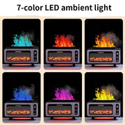 3D Flammen-Ultraschall-Luftbefeuchter – Wohltuende Wärmeoptik & Aroma in Einem