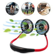 Mini Tragbarer Halsventilator – USB Wiederaufladbar mit Doppelventilatoren & Aromafunktion