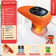 Elektrisches Schröpfgerät – EMS-Mikrostrom, Vakuum, Warmkompresse, Saug- und Gua-Sha-Funktion mit Negativdruck