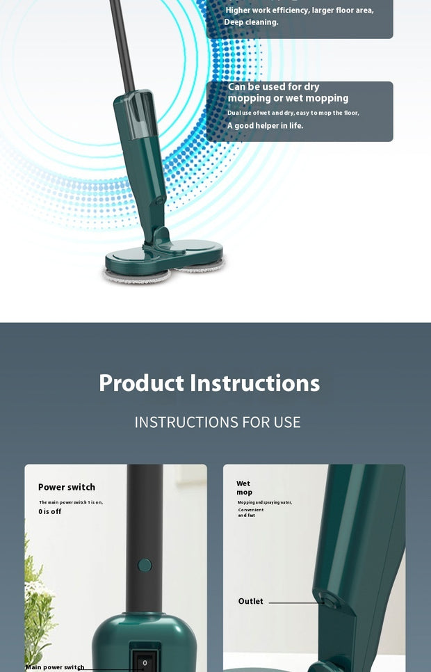 Kabellose All-in-One-Maschine zum Kehren und Wischen für den Haushalt