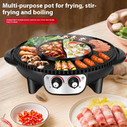 Hotpot- und Grillgerät – Haushalts-Multifunktions-Grillplatte