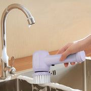 5-in-1 Multifunktionaler Elektrischer Bürstenreiniger – Bad, Spüle, Küche, Fenster – Elektrische Rotationsbürste